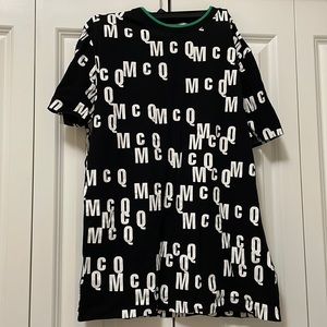 McQ Alexander McQueen Black Logo T-shirt